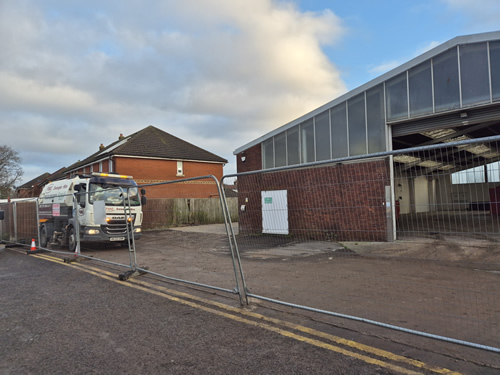 Bens Demolition Division job Yate court construction soft strip demolition and strip asbestos sheets photo number 2