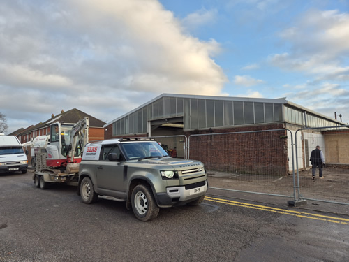 Bens Demolition Division job Yate court construction soft strip demolition and strip asbestos sheets photo number 4