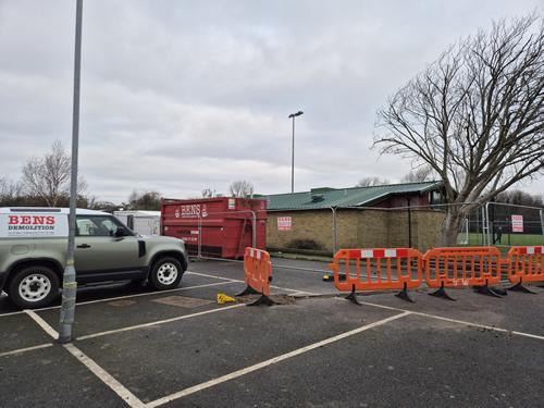 Bens Demolition Division job Hans Price Academy, Weston-s-Mare, Demolition of changing rooms photo number 2