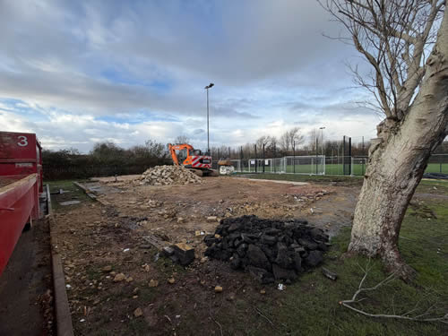 Bens Demolition Division job Hans Price Academy, Weston-s-Mare, Demolition of changing rooms photo number 11
