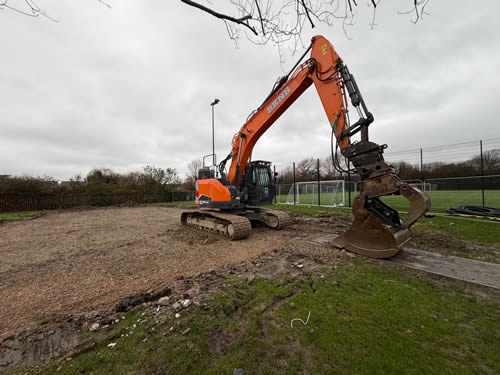 Bens Demolition Division job Hans Price Academy, Weston-s-Mare, Demolition of changing rooms photo number 12