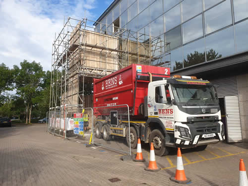 Bens Demolition Division job Aztec West Office soft strip for Court Construction photo number 1