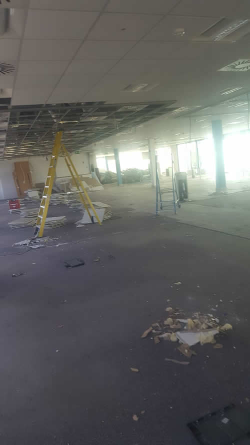 Bens Demolition Division job Aztec West Office soft strip for Court Construction photo number 3