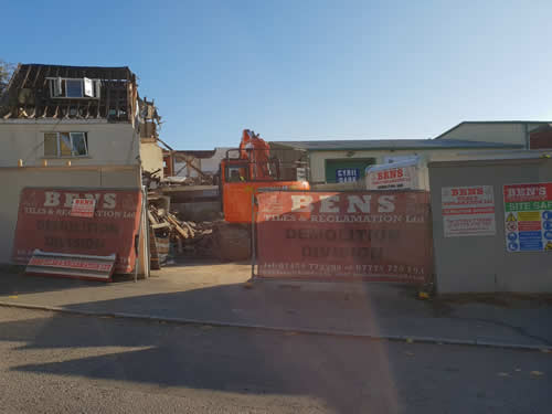 Bens Demolition Division job House Demolition at Netham Road, Bristol for T.W. Parker Construction photo number 8