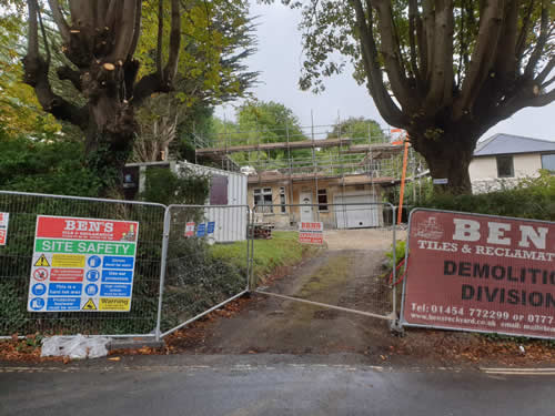 Bens Demolition Division job Charlcombe Lane, Bath photo number 2