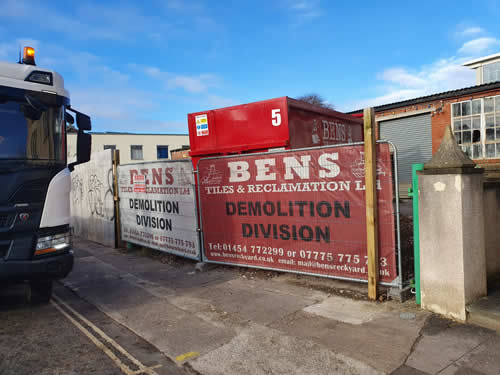 Bens Demolition Division job Demolition of a commercial property, Phidias Stone, Cumberland Road, Bristol for Phoenix Builders photo number 5