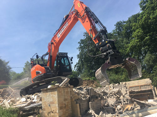 Bens Demolition Division job House Demolition in Middle Stoke, Bath for Bath Design and Build photo number 4