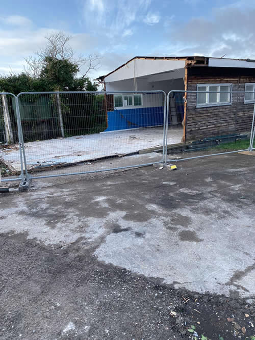 Bens Demolition Division job Demolition of a Scout Hut, Banwell for Crossman Homes photo number 5