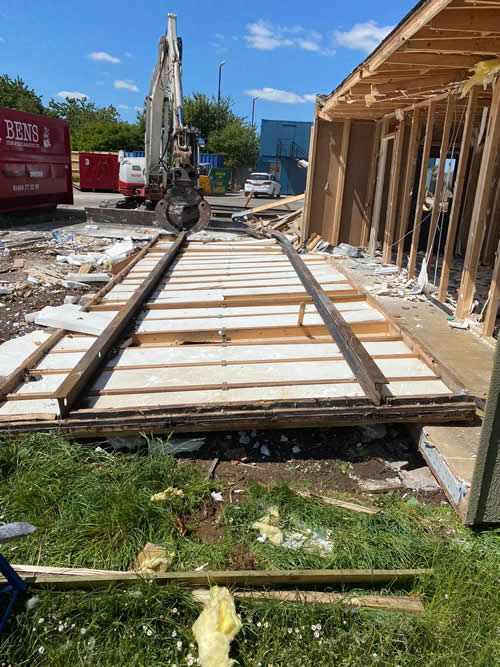 Bens Demolition Division job School Building in Peasedown St John Primary School, Bath for H. Mealings & Son Ltd photo number 2