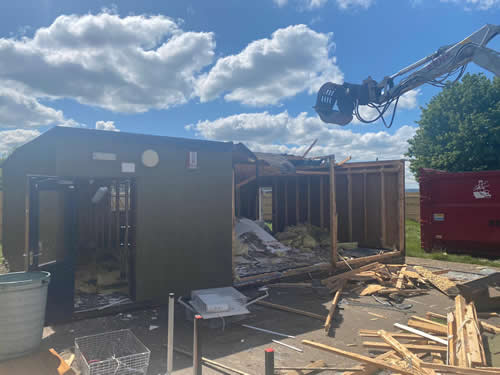 Bens Demolition Division job School Building in Peasedown St John Primary School, Bath for H. Mealings & Son Ltd photo number 3