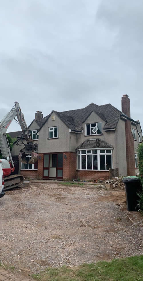 Bens Demolition Division job House demolition on Church Road, Frampton Cotterell photo number 7