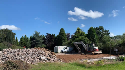 Bens Demolition Division job House demolition on Church Road, Frampton Cotterell photo number 14