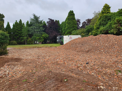 Bens Demolition Division job House demolition on Church Road, Frampton Cotterell photo number 15