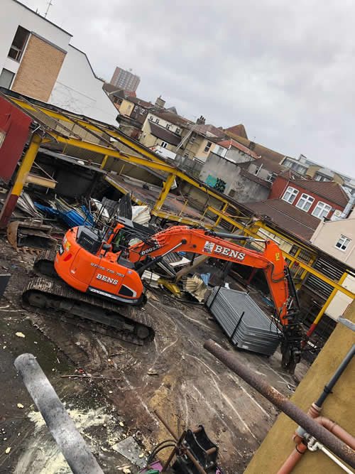 Bens Demolition Division job Stillhouse Lane, Bedminster photo number 1