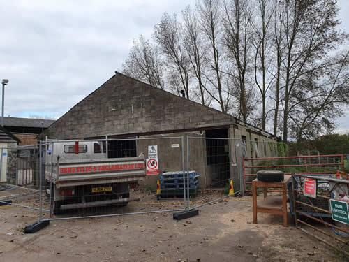 Bens Demolition Division photo Elm Tree Farm, Stapleton for the Brandon Trust, Bristol