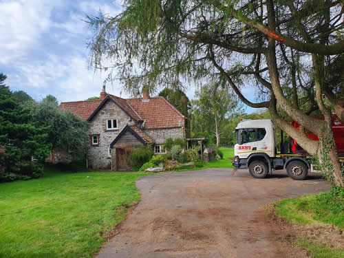 Bens Demolition Division photo Naish Cottage, Wraxall for Jigsaw Construction