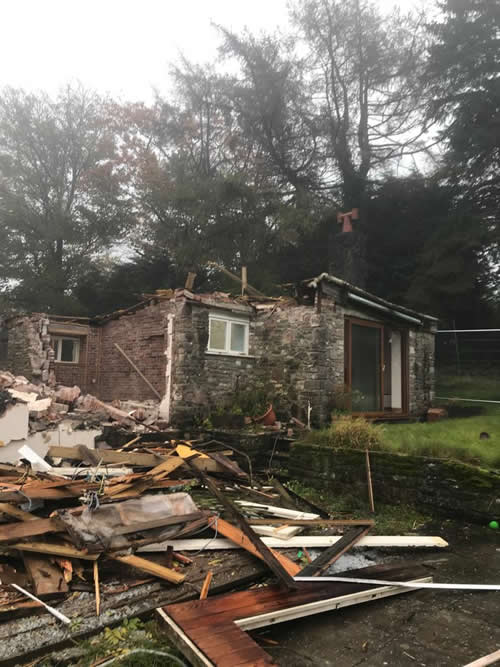 Bens Demolition Division job Naish Cottage, Wraxall for Jigsaw Construction photo number 7