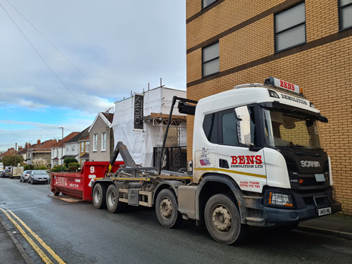 Bens Demolition Division job Ducie Road, Staple Hill, Bristol photo number 2