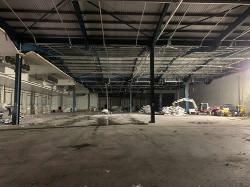 Bens Demolition Division job Cold Room, Cribbs Causeway, Bristol photo number 4