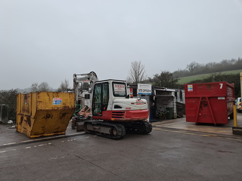 Bens Demolition Division photo Council Yard Buildings, Radstock For BAINES