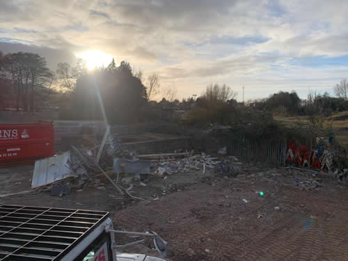 Bens Demolition Division job Council Yard Buildings, Radstock For BAINES photo number 13