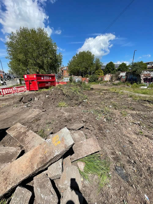 Bens Demolition Division job Clearing the flying tipping at Redcliffe Wharf for Bristol City Council photo number 4