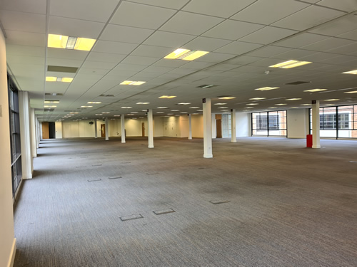 Bens Demolition Division job Soft strip of offices, Hills House, Swindon for Court Construction photo number 2