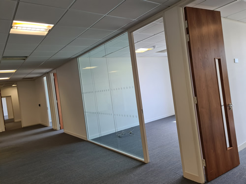 Bens Demolition Division job Soft strip of offices, Hills House, Swindon for Court Construction photo number 3
