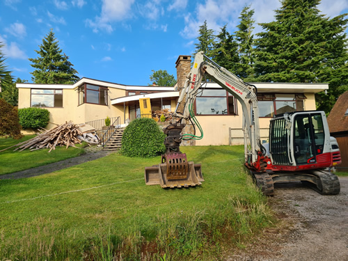 Bens Demolition Division job House in Dunchideock village near Exeter for Paul Silk photo number 4