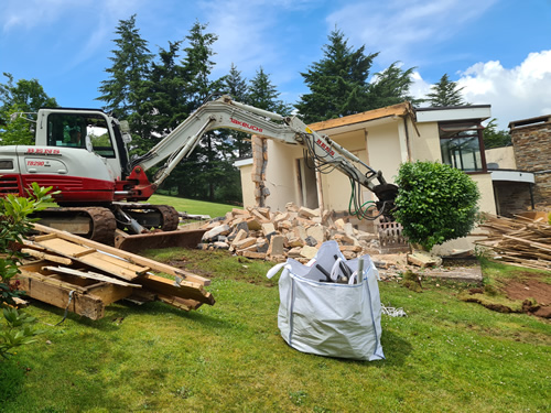 Bens Demolition Division job House in Dunchideock village near Exeter for Paul Silk photo number 9