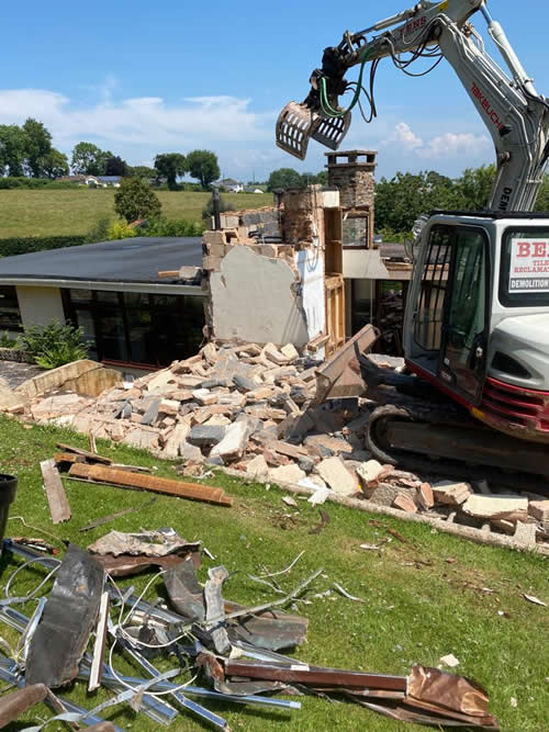 Bens Demolition Division job House in Dunchideock village near Exeter for Paul Silk photo number 15