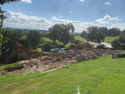 Bens Demolition Division job House in Dunchideock village near Exeter for Paul Silk photo number 24
