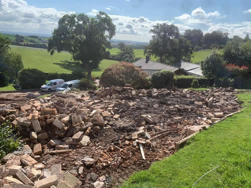 Bens Demolition Division job House in Dunchideock village near Exeter for Paul Silk photo number 25