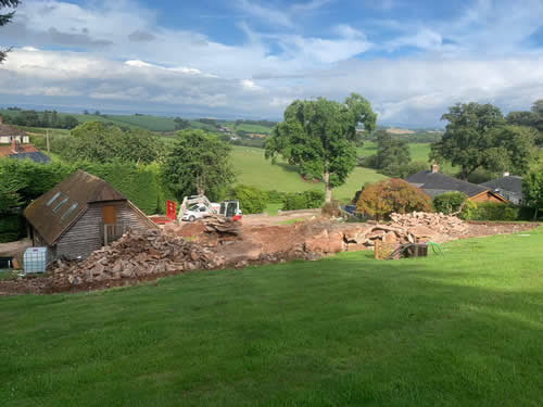 Bens Demolition Division job House in Dunchideock village near Exeter for Paul Silk photo number 26