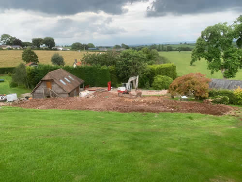 Bens Demolition Division job House in Dunchideock village near Exeter for Paul Silk photo number 29