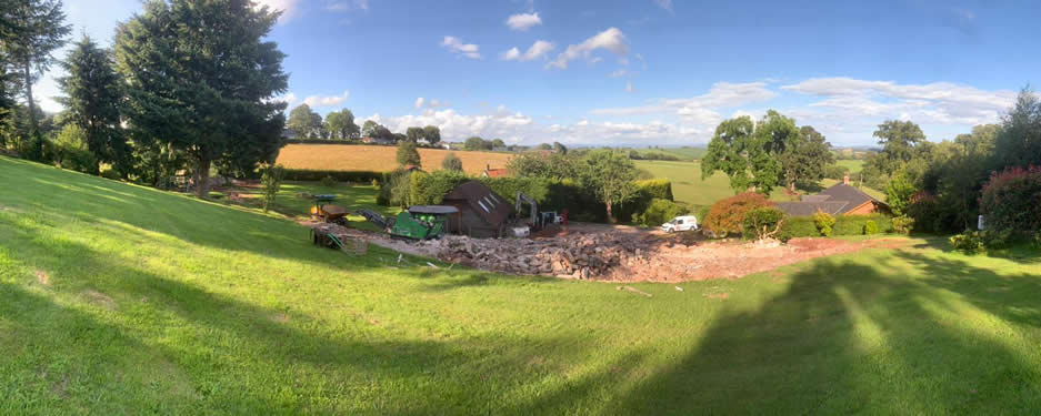 Bens Demolition Division job House in Dunchideock village near Exeter for Paul Silk photo number 35