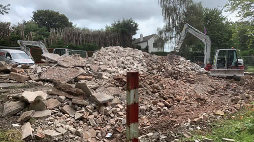 Bens Demolition Division job Scout Hut demolition in Coalpit Heath photo number 9