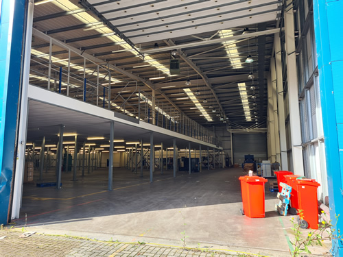 Bens Demolition Division job Remove mezzanine floor and clearing warehouse, Avonmouth, for Court Construction, Avonmouth Bristol photo number 2