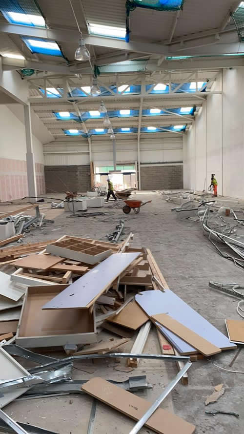 Bens Demolition Division job Mothercare, Yeovil for Court Construction photo number 4