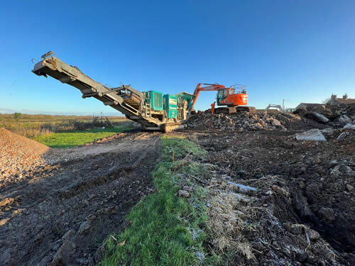 Bens Demolition Division job Earthcote for Newmark Construction photo number 32