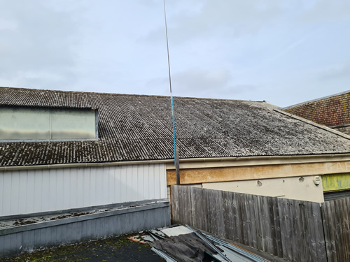 Bens Demolition Division job Old garage in Portishead for Spiller Builders photo number 1