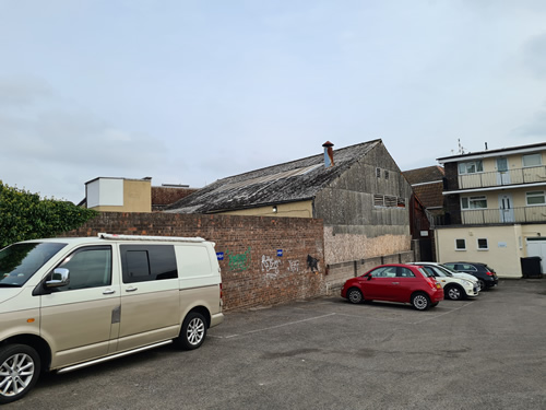 Bens Demolition Division job Old garage in Portishead for Spiller Builders photo number 3
