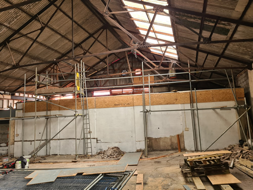 Bens Demolition Division job Old garage in Portishead for Spiller Builders photo number 4