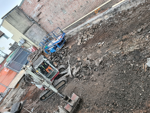 Bens Demolition Division job Old garage in Portishead for Spiller Builders photo number 6