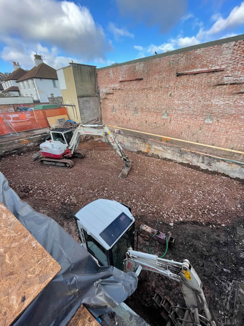 Bens Demolition Division job Old garage in Portishead for Spiller Builders photo number 19