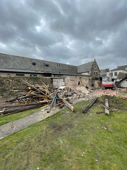 Bens Demolition Division job Rear of castle pub Chestow photo number 3