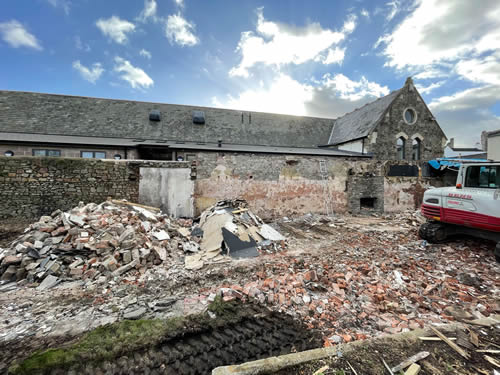 Bens Demolition Division job Rear of castle pub Chestow photo number 4