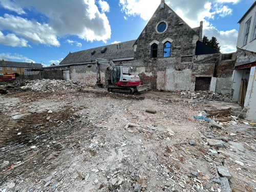 Bens Demolition Division job Rear of castle pub Chestow photo number 8