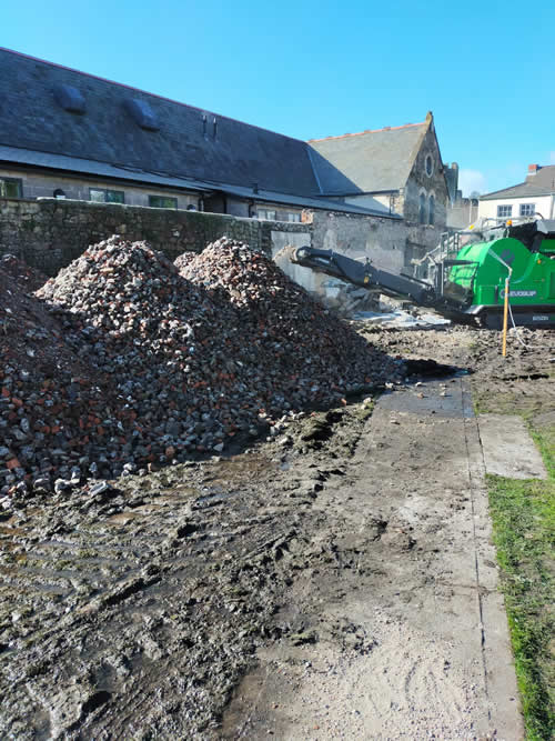 Bens Demolition Division job Rear of castle pub Chestow photo number 10