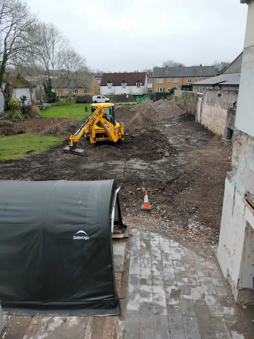 Bens Demolition Division job Rear of castle pub Chestow photo number 11